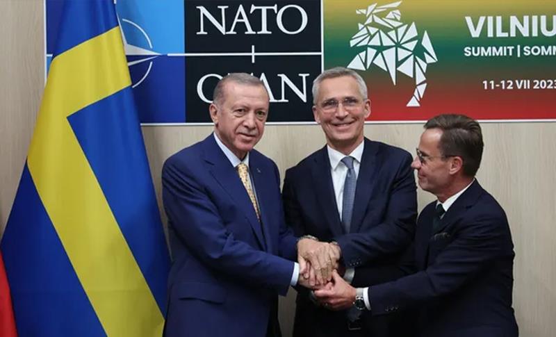 ERDOĞAN, İSVEÇ'İN NATO ÜYELİĞİNİ ONAYLAMAYI KABUL ETTİ